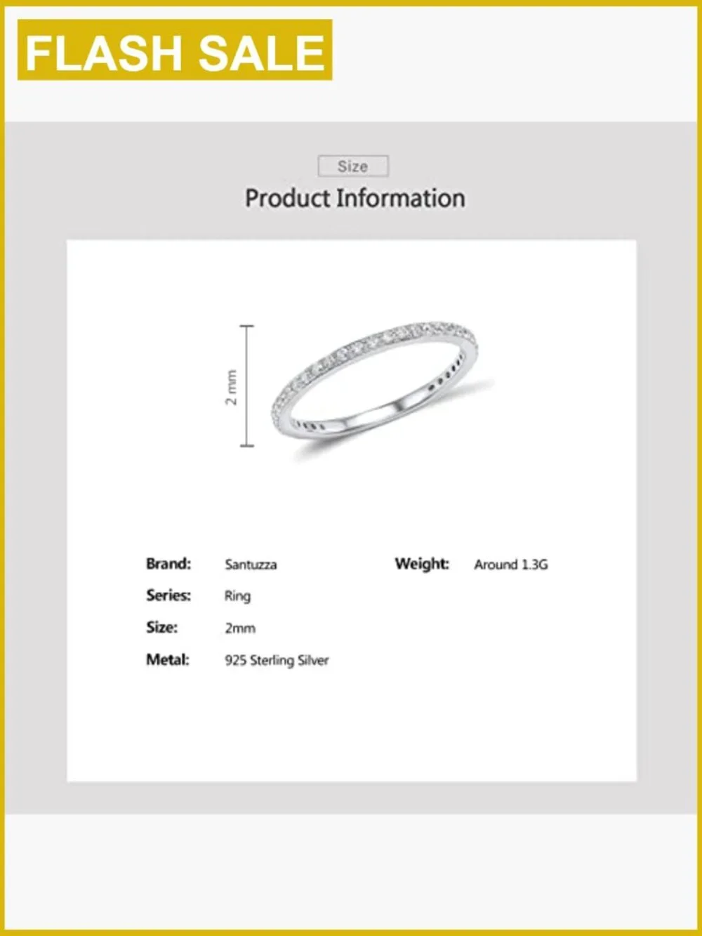 925 Sterling Silver Stacking Ring Engagement Band Fine Jewelry Ring